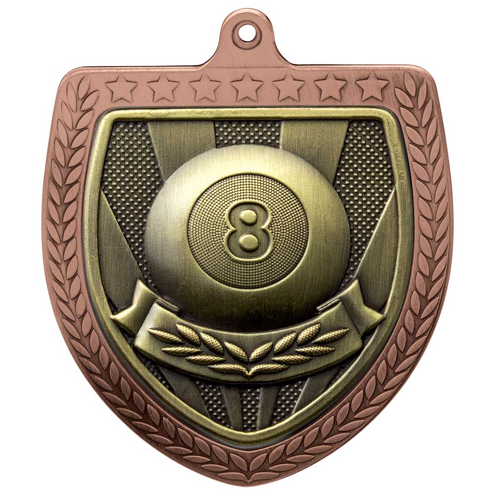 Cobra Pool Shield Medal Bronze 75mm