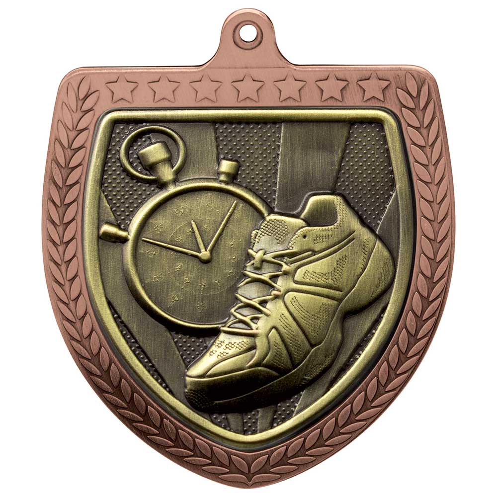 Cobra Running Shield Medal Bronze 75mm