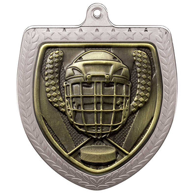 Cobra Ice Hockey Shield Medal Silver 75mm