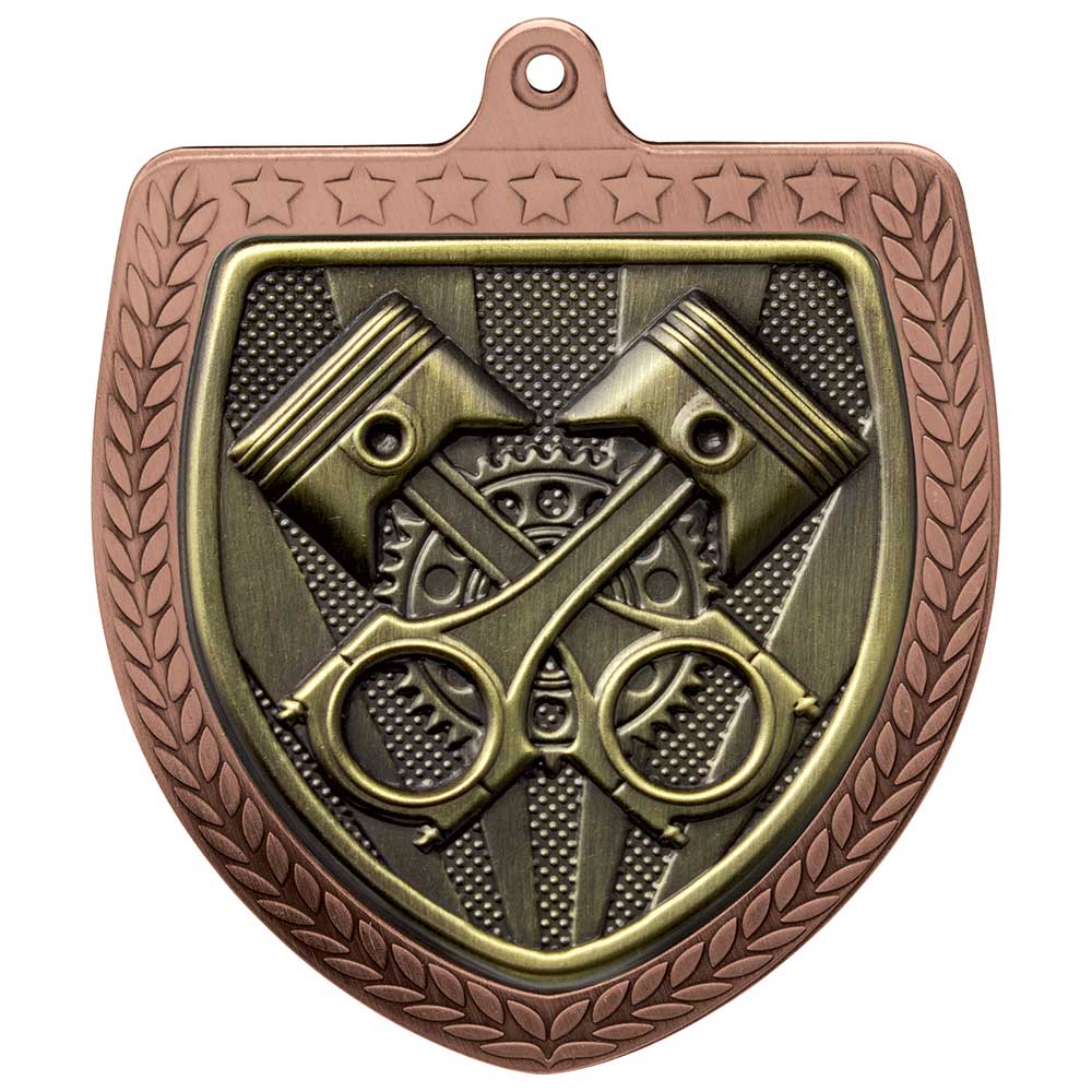 Cobra Motorsport Piston Shield Medal Bronze 75mm