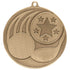 Iconic Golf Medal Antique Gold 55mm