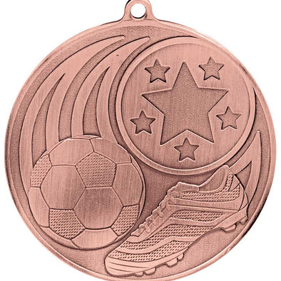 Iconic Football Medal Bronze 55mm