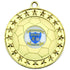 Football Medal Large (1in Centre) - Gold 2.75in