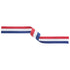 Red, White & Blue Narrow Medal Ribbon with Clip