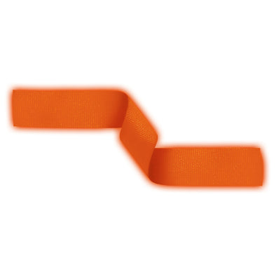 Neon Orange Medal Ribbon 22mm With Clip