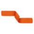 Neon Orange Medal Ribbon 22mm With Clip