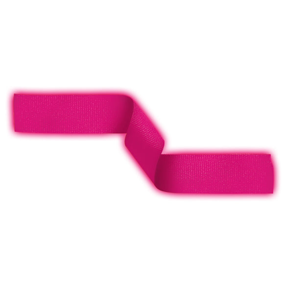 Neon Pink Medal Ribbon 22mm With Clip