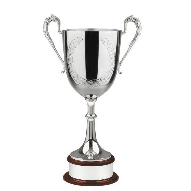 25.5in Nickel Plated Award - Hand Chased Cup