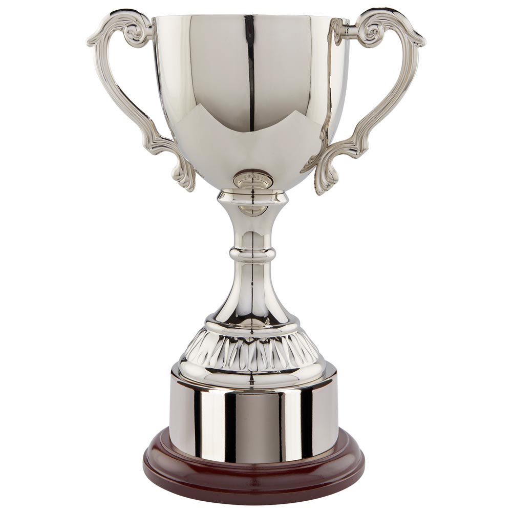 Cambridge Nickel-Plated Trophy Cup