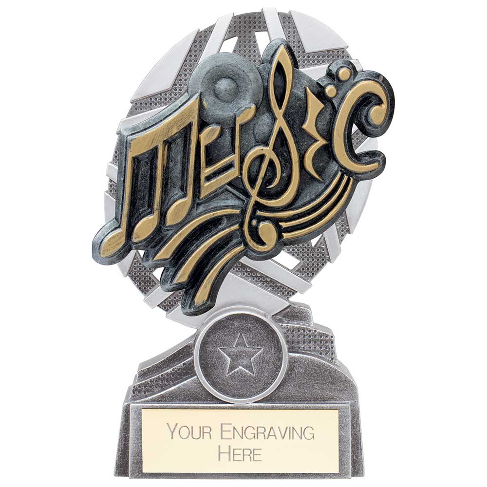 The Stars Music Plaque Award - Silver & Gold
