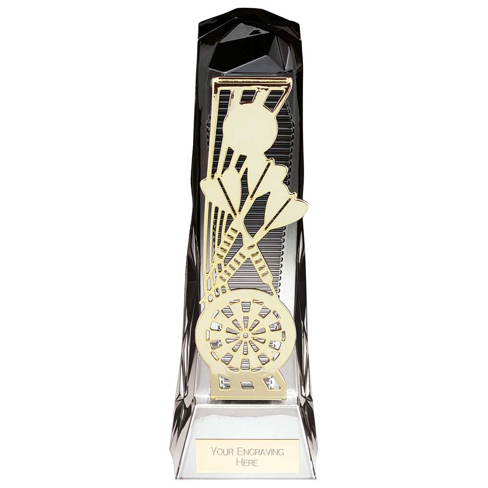 Shard Darts Award - Carbon Black & Ice Platinum (230mm Height)
