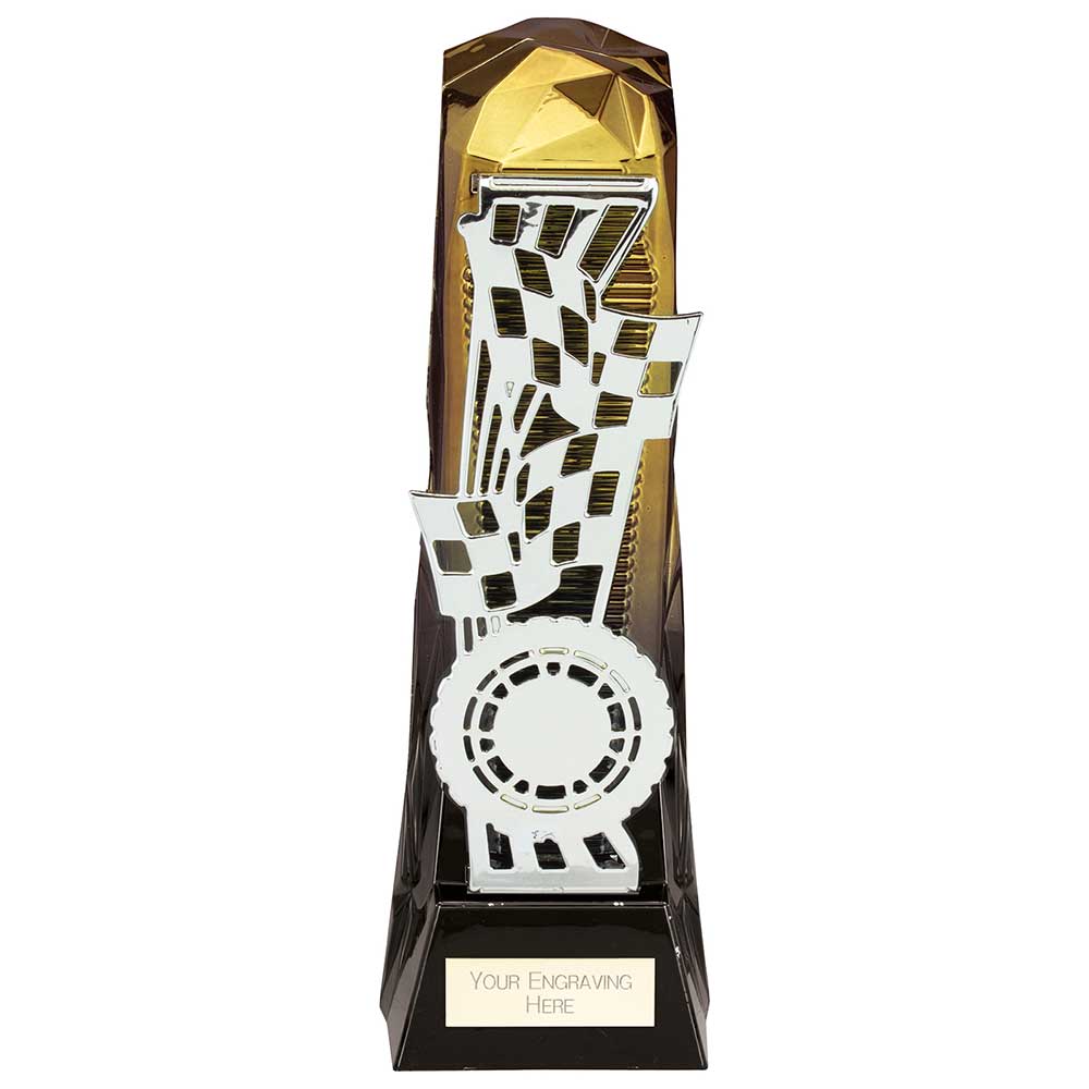 Shard Motorcross Award - Fusion Gold & Carbon Black (230mm Height)