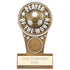 Ikon Football Tower Player of the Month Award - Antique Silver & Gold