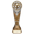 Ikon Football Tower Player of the Month Award - Antique Silver & Gold
