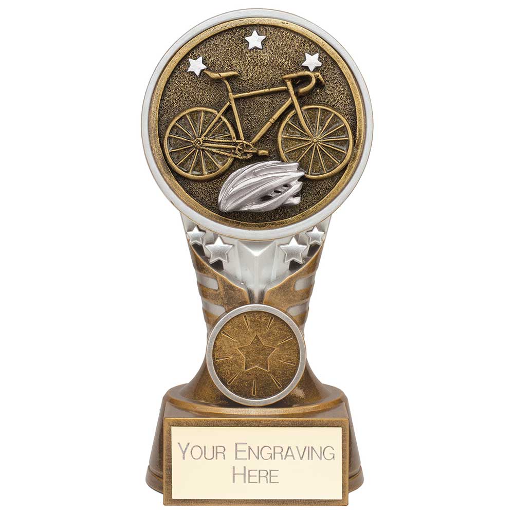 Ikon Tower Cycling Award - Antique Silver & Gold