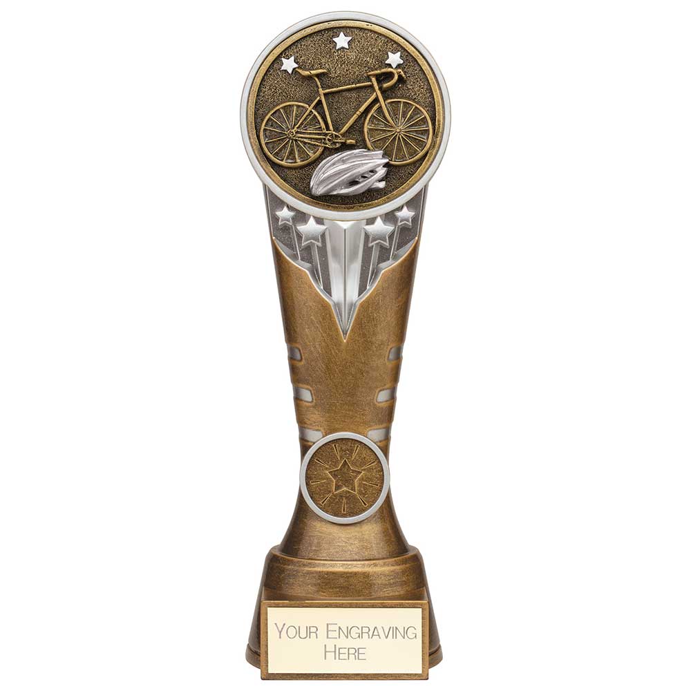 Ikon Tower Cycling Award - Antique Silver & Gold