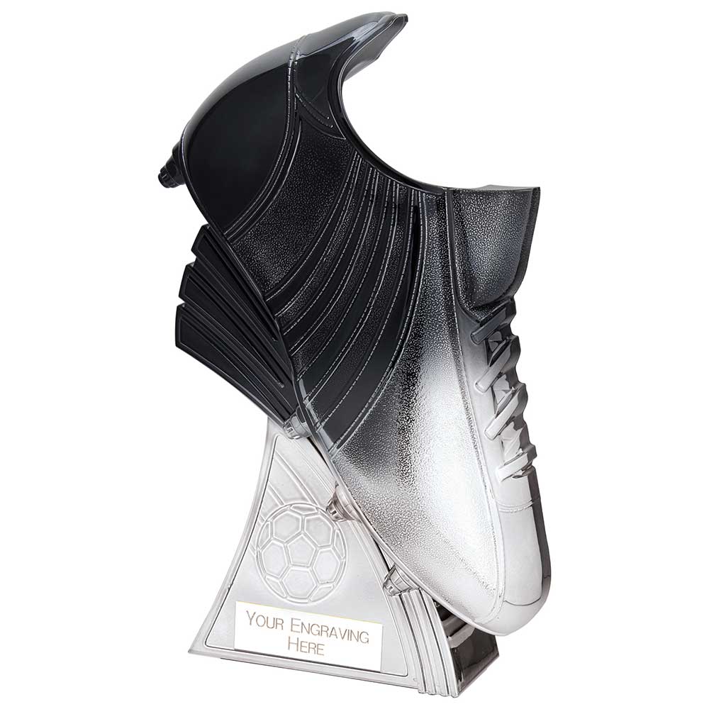 Power Boot Rugby Award - Platinum & Black
