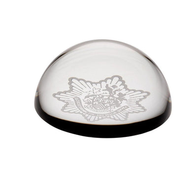 Personalised Clear Glass Domed Paperweight - 3.5in