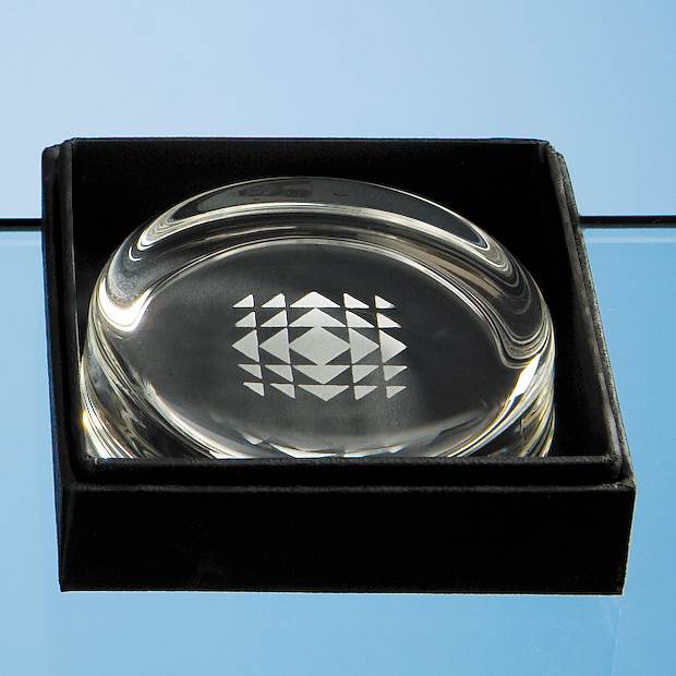 (BOX ONLY) Small Paperweight Leatherette Box