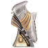 Power Boot Trophy - Football Thank You Coach Antique Silver