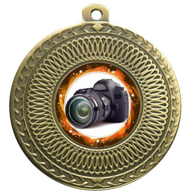 Photography Bronze Swirl 50mm Medal