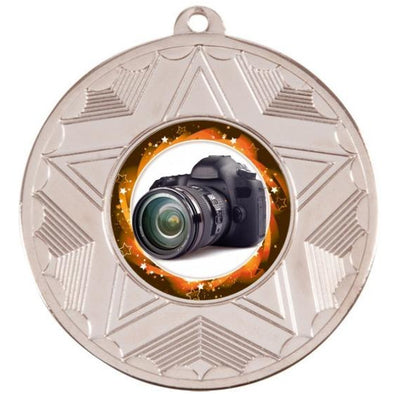 Photography Silver Star 50mm Medal