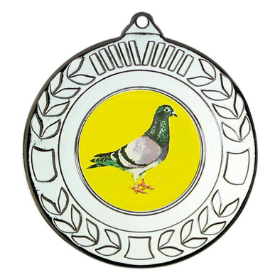 Pigeon Silver Laurel 50mm Medal