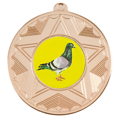 Pigeon Gold Star 50mm Medal