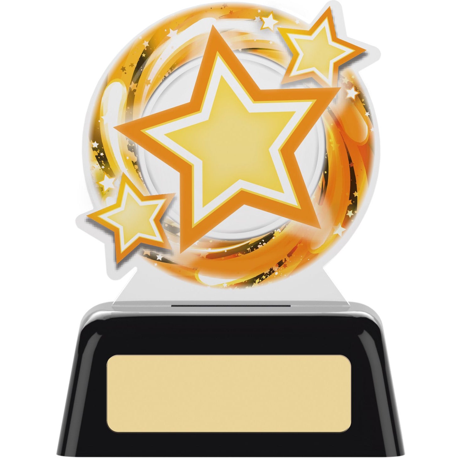 Star Round Acrylic Award 11.5cm