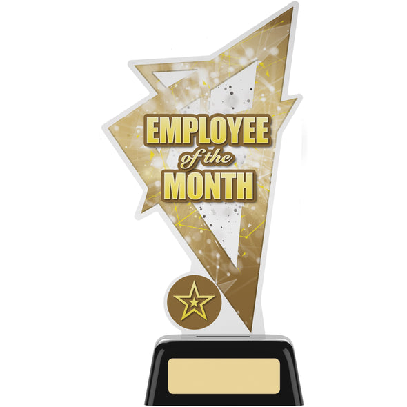 Employee Of The Month Acrylic Award 16cm