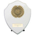 Victory Award Wreath Wooden Shield - Arctic White