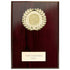 Victory Award Wreath Plaque - Cracked Cherry