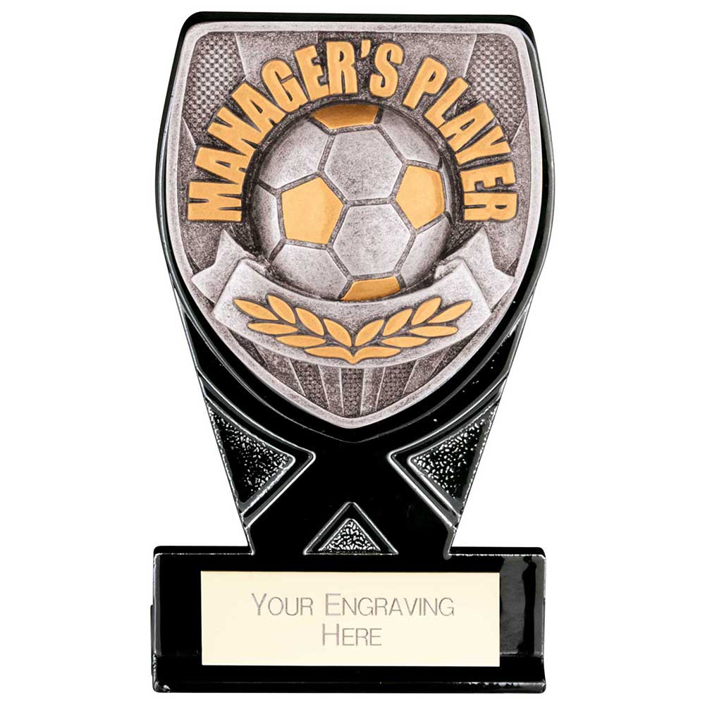 Black Cobra Football Managers Player Trophy