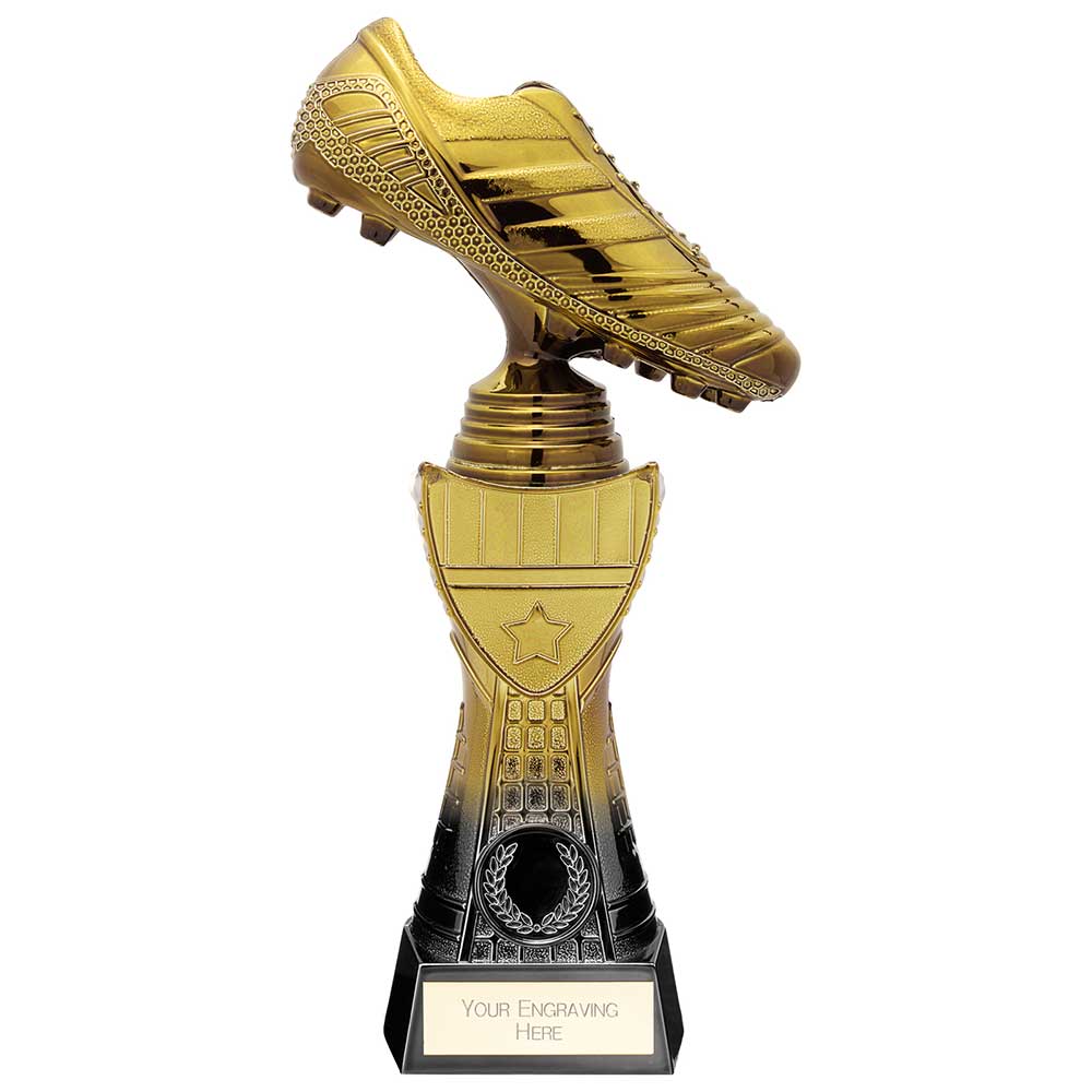 Fusion Viper Tower Football Boot Award - Black & Gold