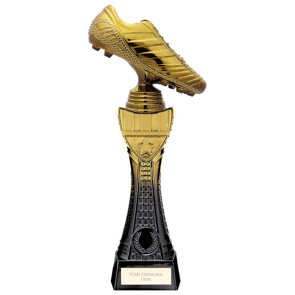 Fusion Viper Tower Football Boot Award - Black & Gold