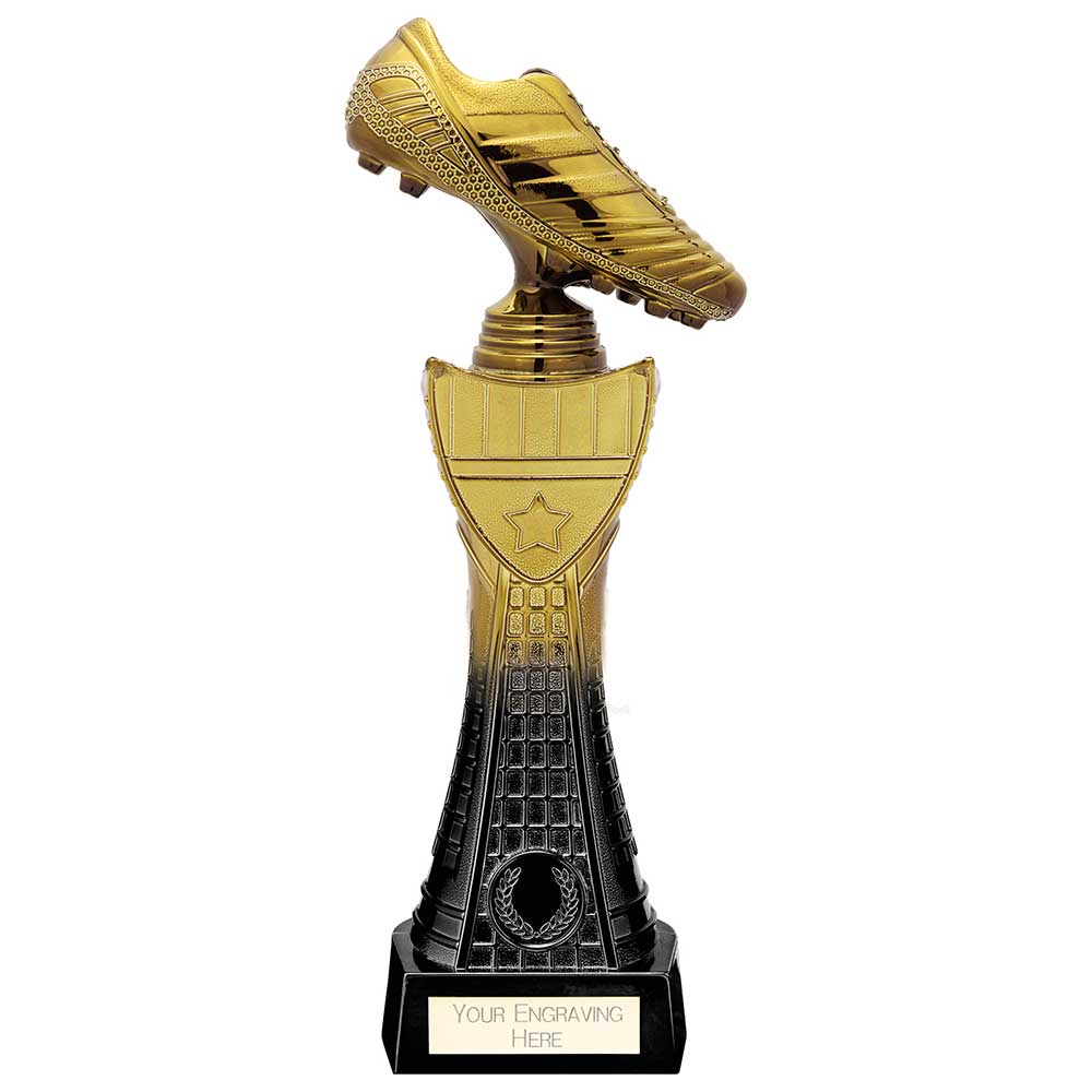 Fusion Viper Tower Football Boot Award - Black & Gold