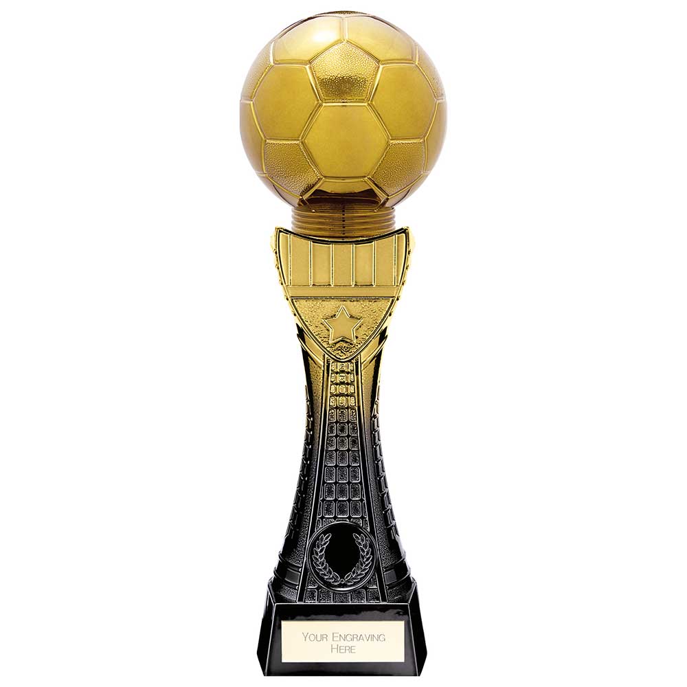Fusion Viper Tower Football Award - Black & Gold