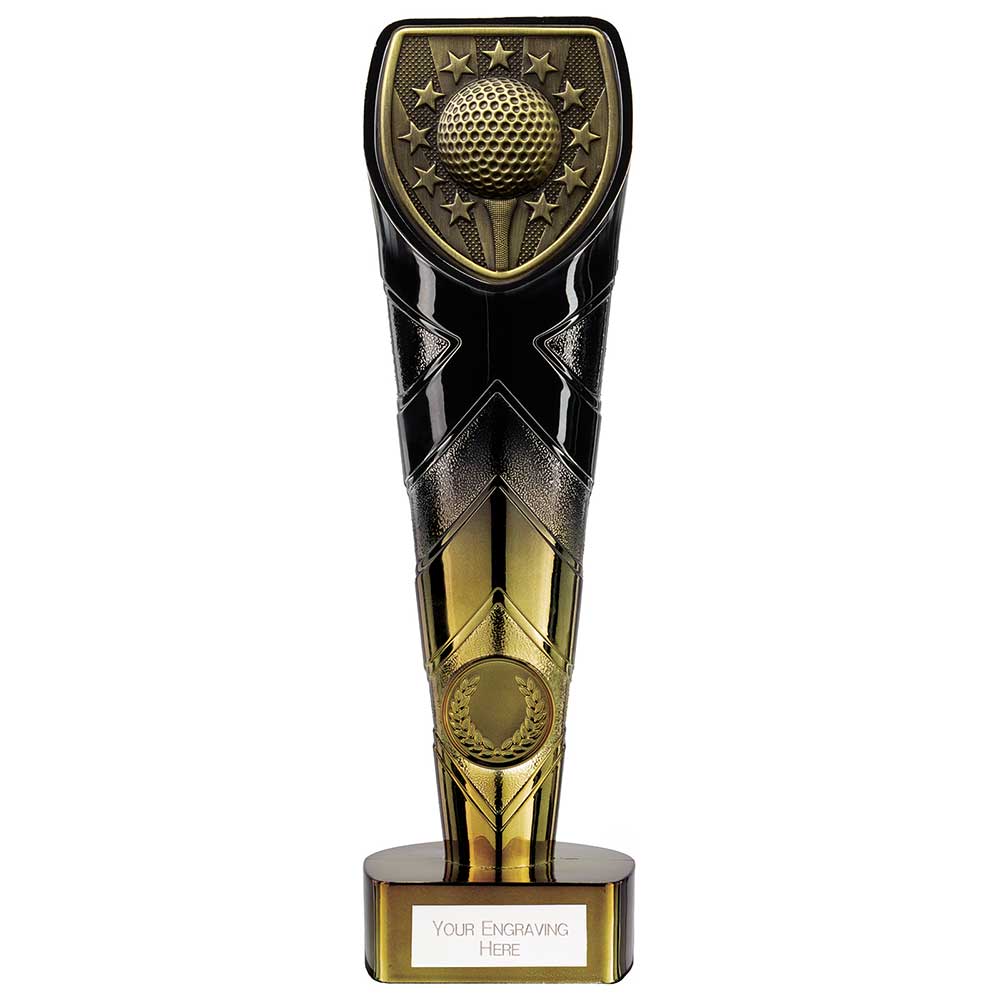 Fusion Cobra Golf Award - Black & Gold