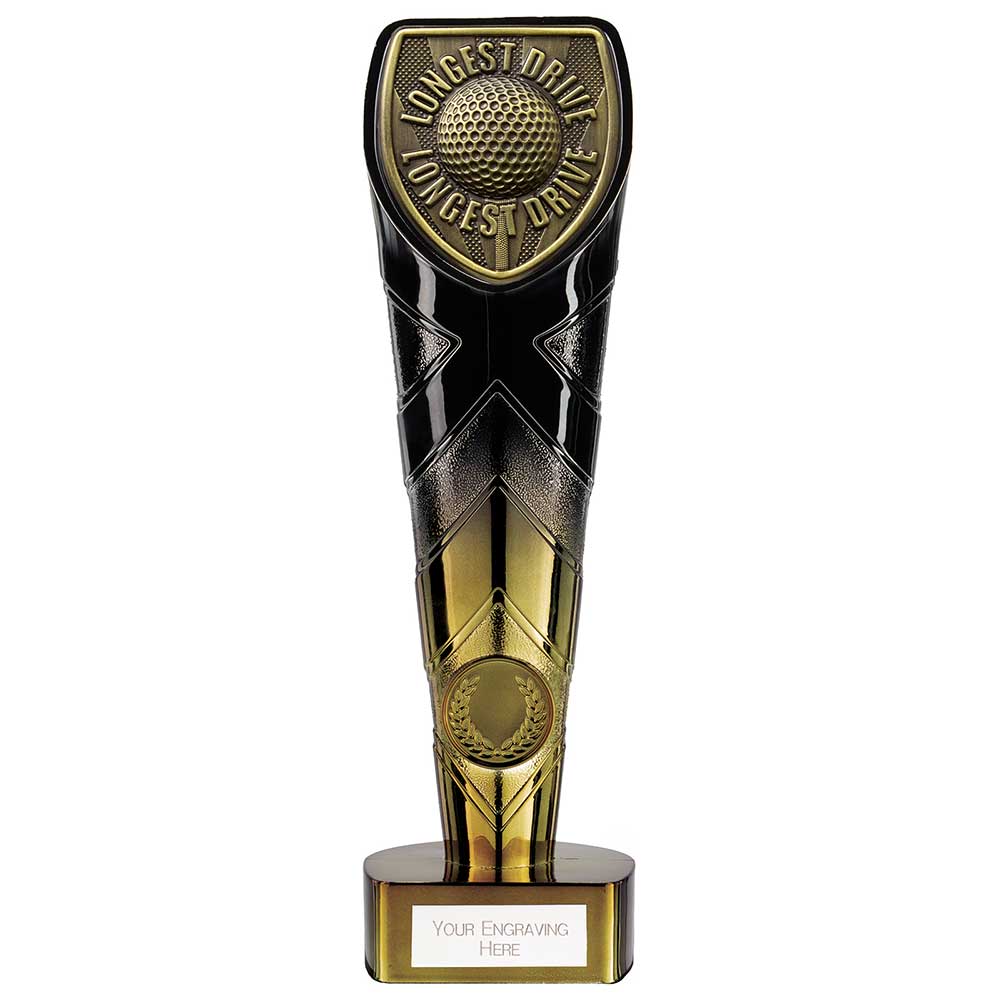 Fusion Cobra Golf 'Longest Drive' Award - Black & Gold