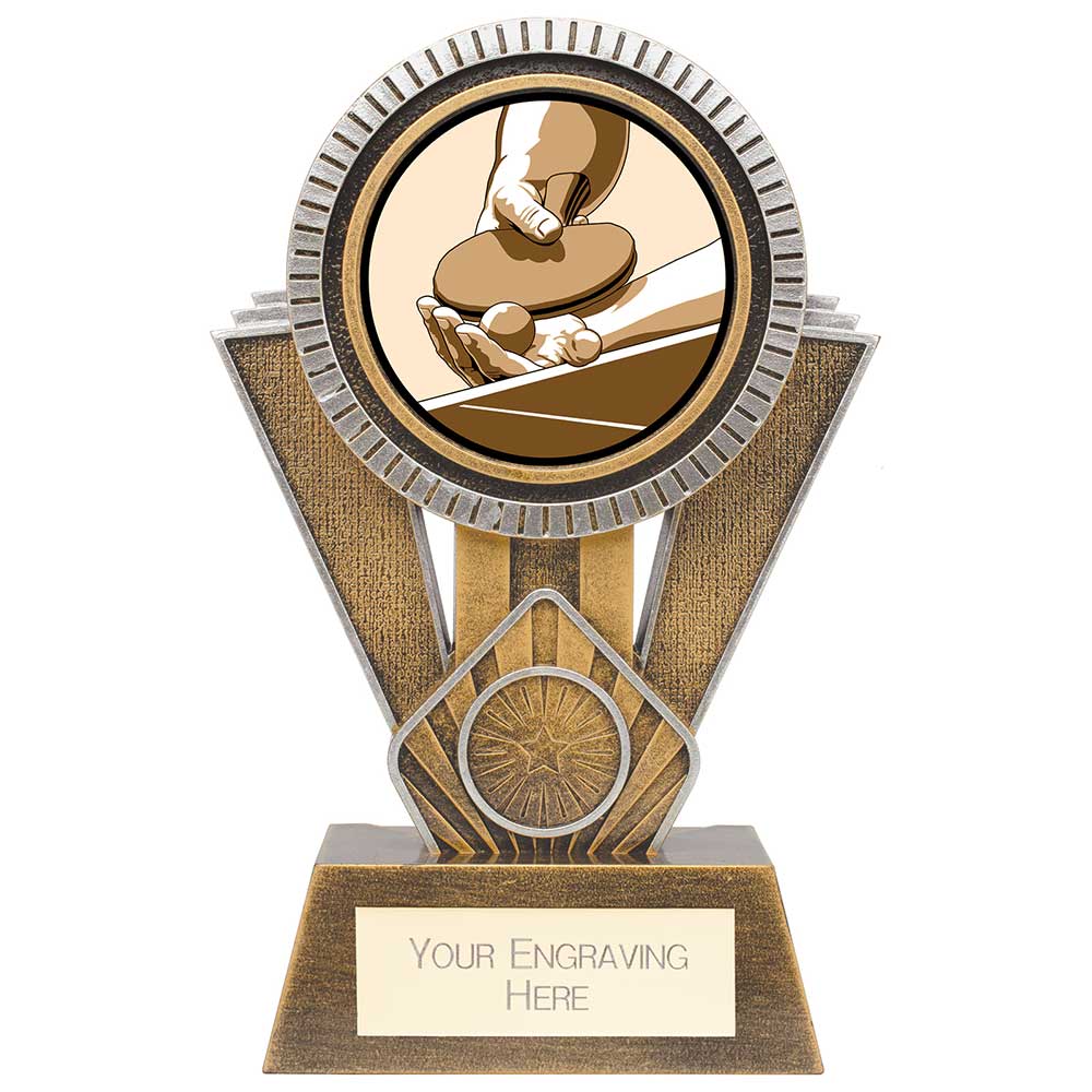 Apex Table Tennis Award - Gold & Silver