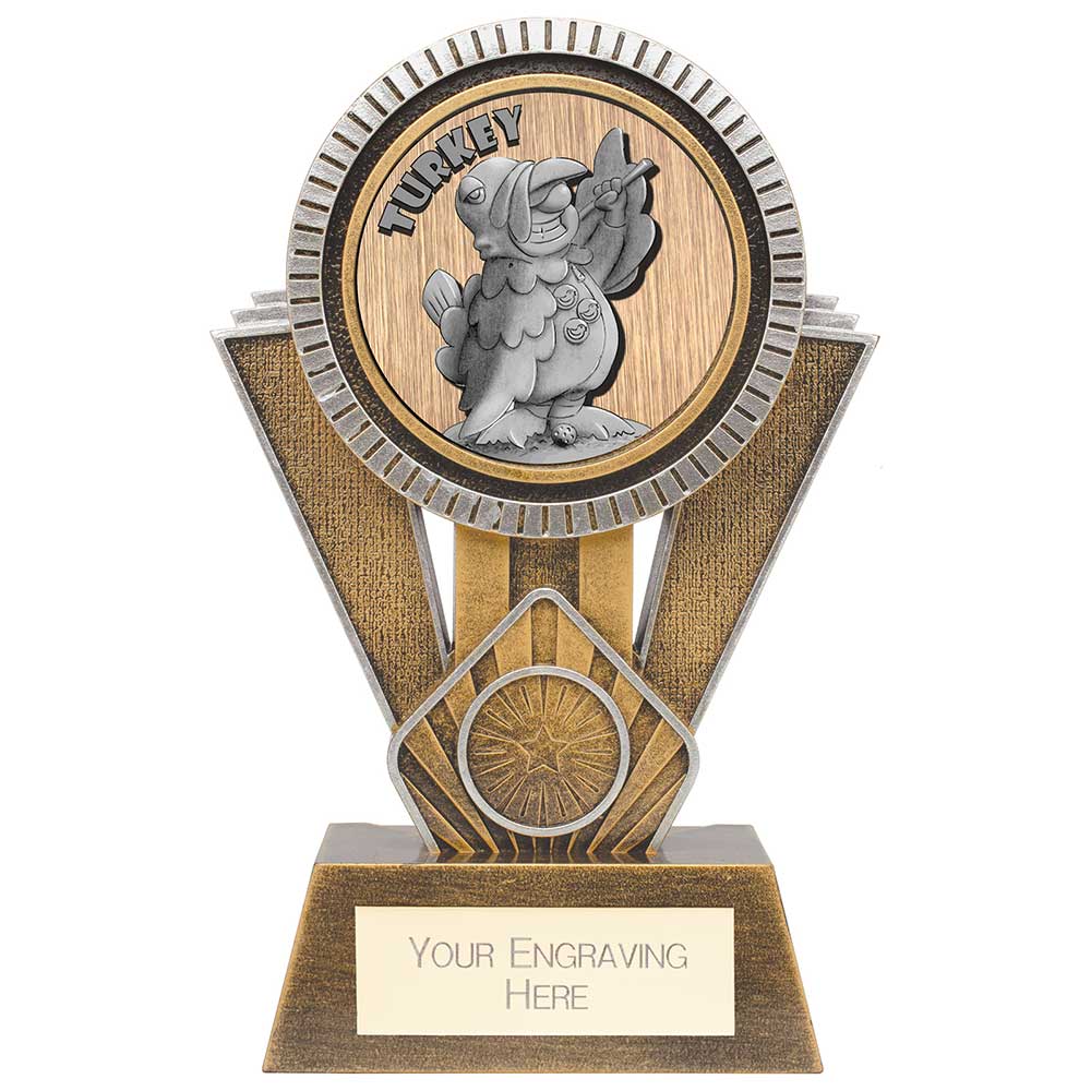 Apex Golf 'Goof Balls' Turkey Award - Antique Gold & Silver