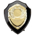 Aegis Wooden Shield with Engraved Front - Epic Black & Gold