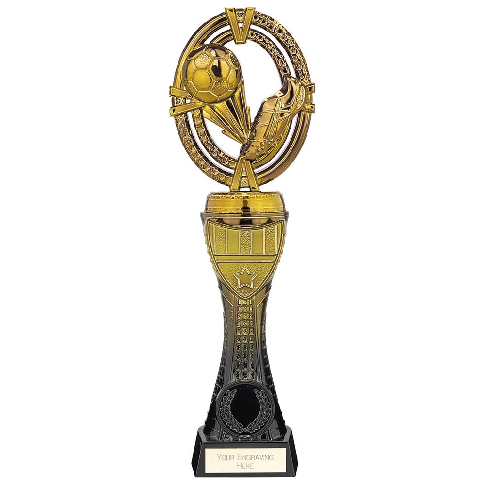 Maverick Heavyweight Football Boot Award - Black & Gold