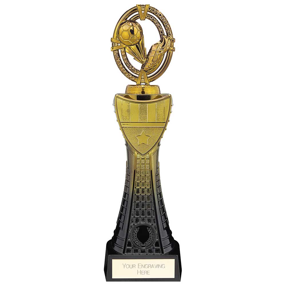 Maverick Heavyweight Football Boot Award - Black & Gold
