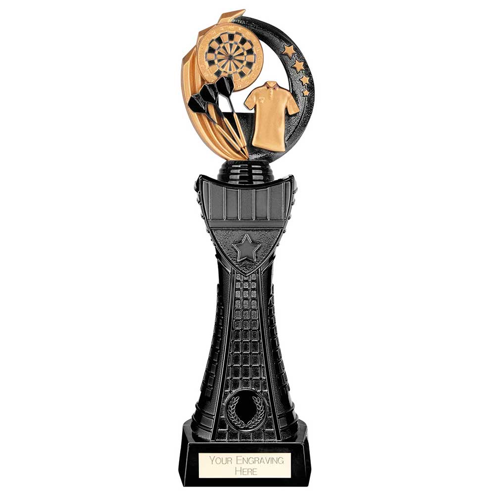 Renegade Darts Black Trophy Statue