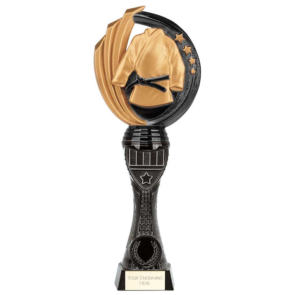 Renegade Martial Arts Black Trophy Statue