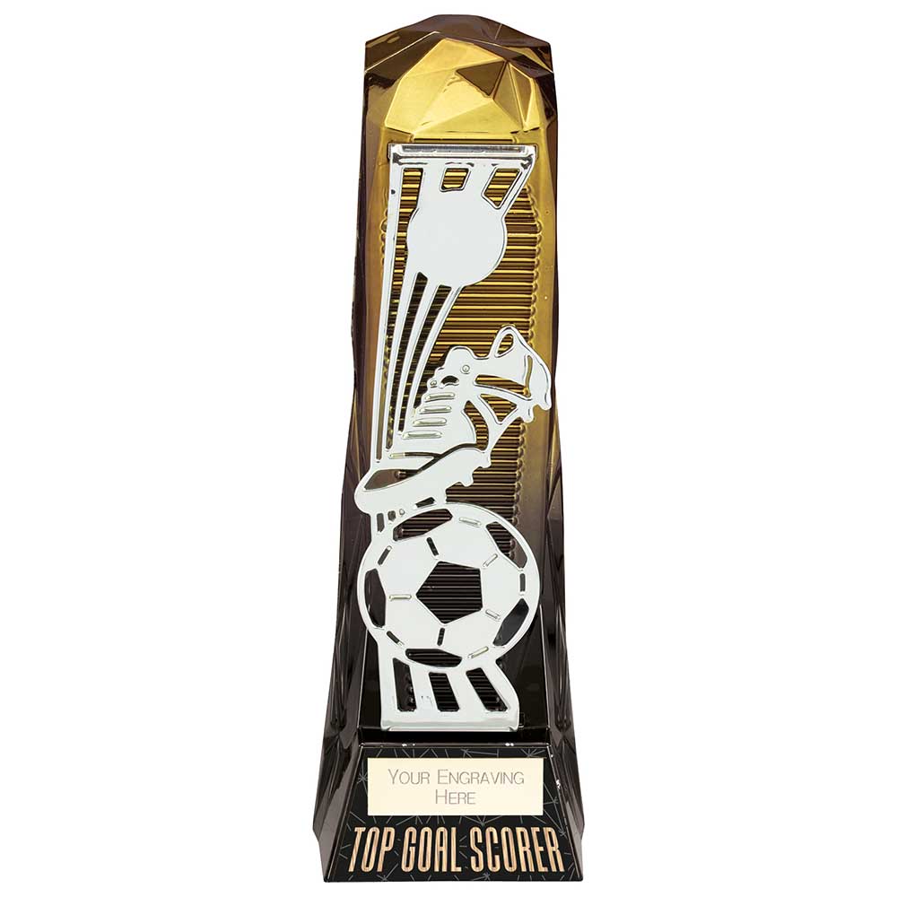 Shard Football Top Goal Scorer Award - Gold to Black (230mm Height)