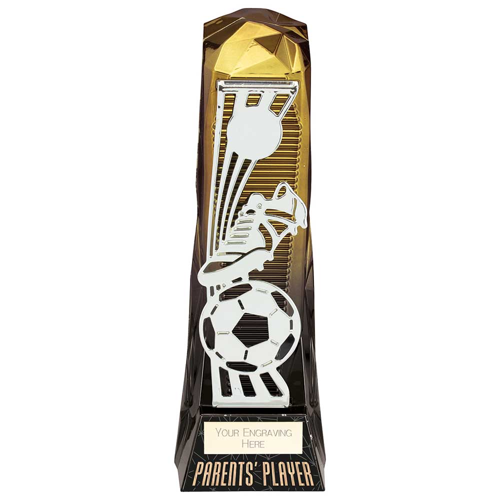 Shard Football Parents Player Award - Gold to Black (230mm Height)