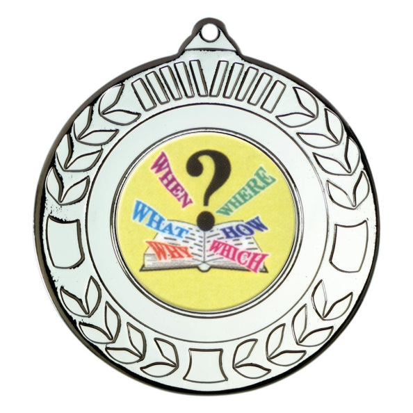 Quiz Silver Laurel 50mm Medal