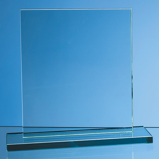 Engraved Jade Glass Rectangle Award